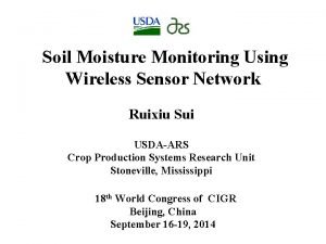 Soil moisture sensor