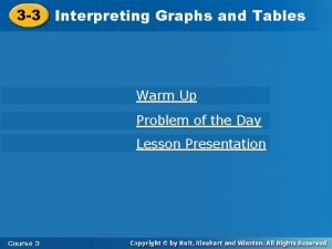 Interpreting two way tables