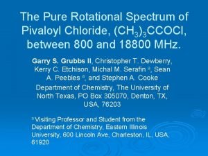 The Pure Rotational Spectrum of Pivaloyl Chloride CH
