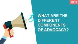 Components of advocacy