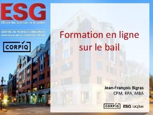 Corpiq formulaire demande de location