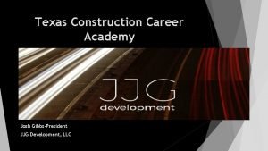 Jjg development