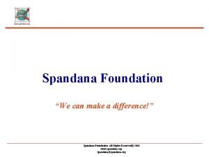 Spandana foundation