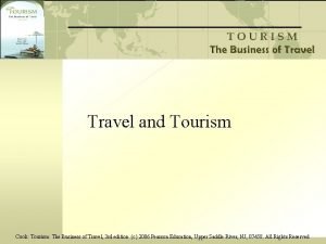 Tourism definition