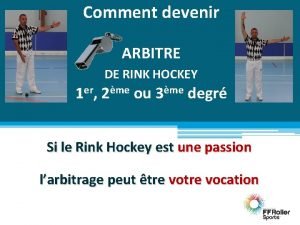 Formation arbitre hockey