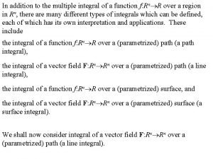 Integral addition