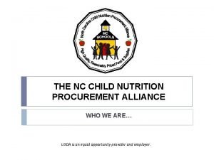 Ncdpi child nutrition