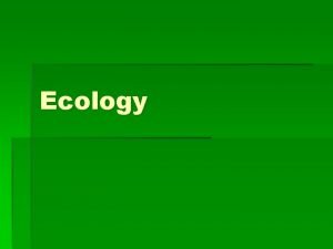 Ecology Unit Map Set Up Unit Name Ecology