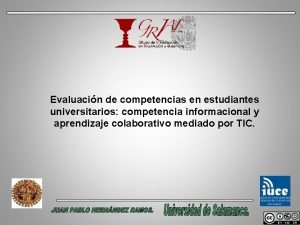 Evaluacin de competencias en estudiantes universitarios competencia informacional