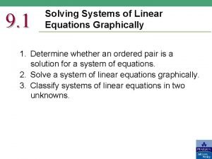 Consistent system of equations