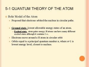 Bohr atom modeli maketi