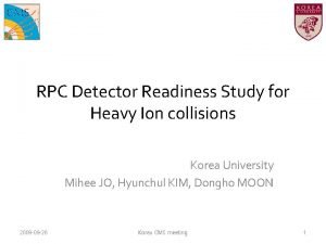 RPC Detector Readiness Study for Heavy Ion collisions
