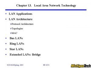 Lan applications Lan applications