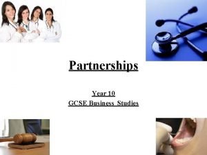Partnership gcse business