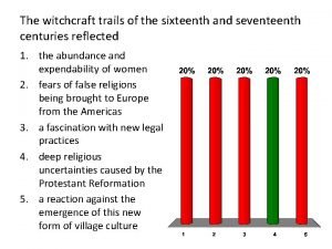 The witchcraft trails of the sixteenth and seventeenth