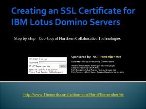 Creating an SSL Certificate for IBM Lotus Domino