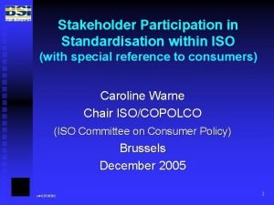 Iso stakeholder engagement