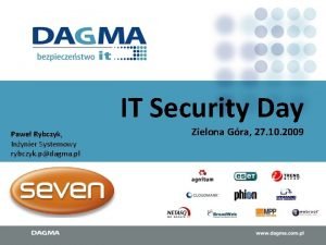 IT Security Day Pawe Rybczyk Inynier Systemowy rybczyk