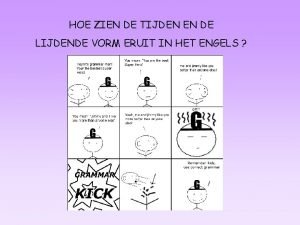 Lijdende vorm engels