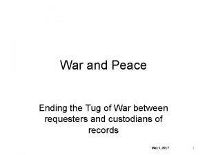 War and peace ending War and peace ending