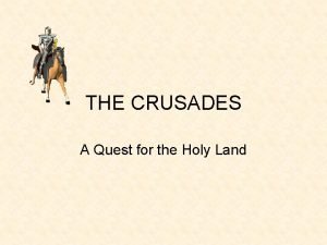 Crusades recruitment poster