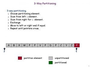 3-way partitioning
