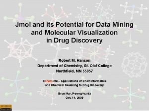 Jmol and its Potential for Data Mining and