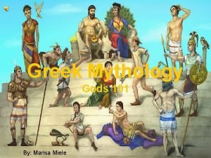 Greek mythology 101