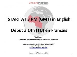 START AT 3 PM GMT in English Dbut