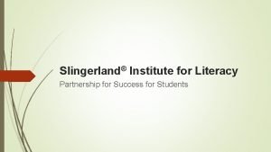 Slingerland approach