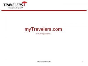 My travelers com register
