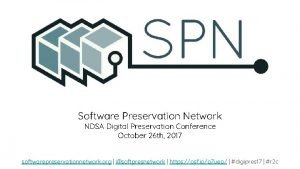 Software preservation network Software preservation network
