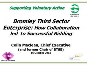 Bromley third sector enterprise