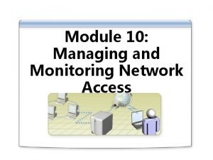 Module 10 Managing and Monitoring Network Access Overview