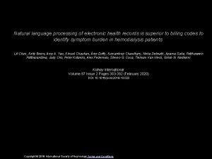 Natural language generation for electronic health records