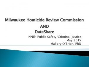 Milwaukee homicide review commission