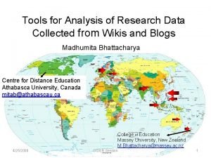 Tools for Analysis of Research Data Collected from