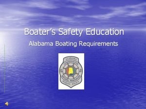 Alabama boat requirements