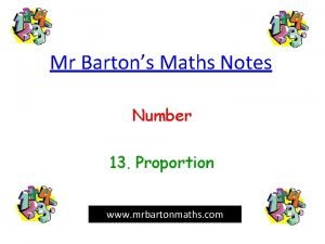 Direct proportion maths