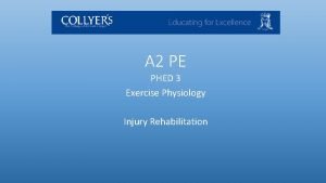 A 2 PE PHED 3 Exercise Physiology Injury