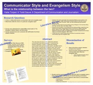 Evangelism styles