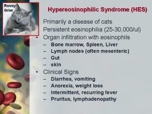 Rosey Grier Hypereosinophilic Syndrome HES Primarily a disease