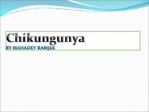 Chikungunya mauritius