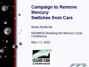 Mercury switches in cars