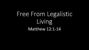 Matthew 12 1-14