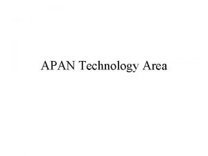 APAN Technology Area WGs IPv 6 WG Measurement