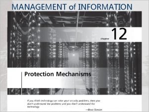MANAGEMENT of INFORMATION SECURITY Fifth Edition CRYPTOGRAPHY Management