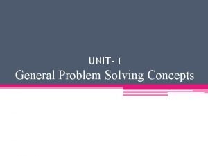 Difficulties in problem solving