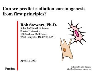 Can we predict radiation carcinogenesis from first principles