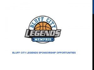 Bluff city legends